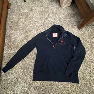 Abercrombie and fitch half zip up jacket